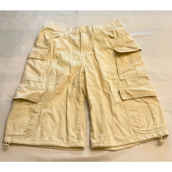 Aeropostale Pants - Aéropostale Cargo Bermuda Shorts Size S Cream Beige Utility Shorts
